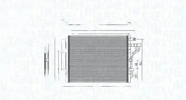 фото №14, Magneti marelli 350203981000 конденсатор, кондиционер
