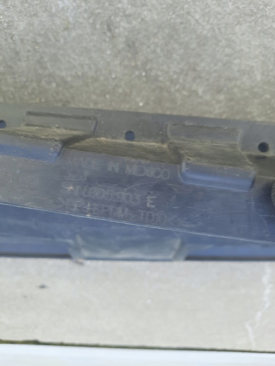 фото №13, Volkswagen tiguan ii 16- спойлер накладка бампера перед 5nn805903e usa