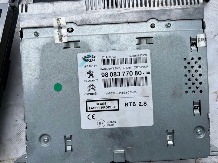 фото №3, Радио навигация з дисплей citroen ds5 i