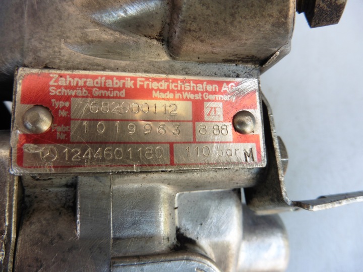 фото №6, Насос гидроусилитель mercedes w124 c124 s124 3,0 110 бар 7682900112 1244601180