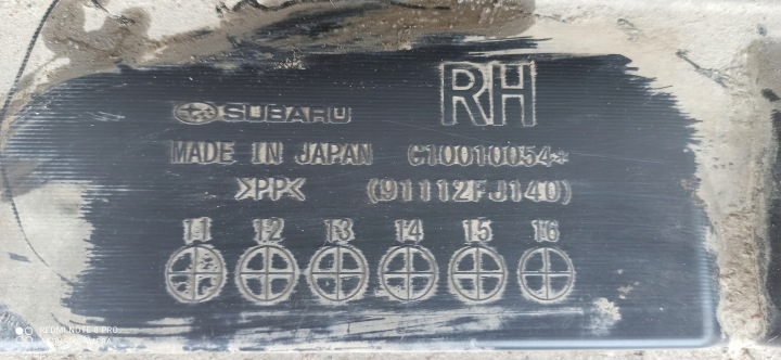 фото №10, Subaru xv i 11-16 молдинг порогова права c10010054