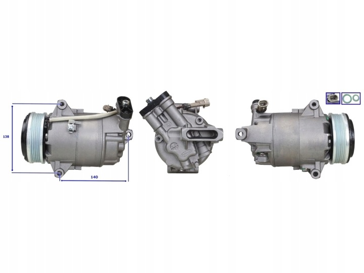 фото №1, Компресор кондиціонера do daewoo leganza 2.0 2.2