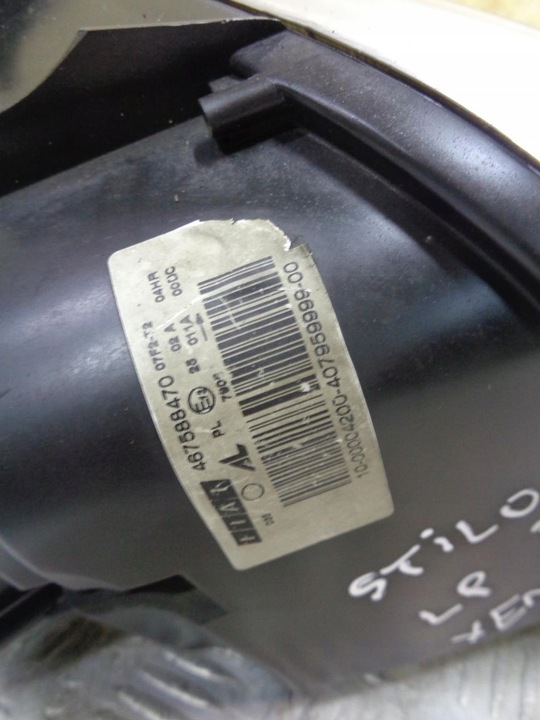 фото №8, Лампа ліва перед передня fiat stilo 3d ксенон eu