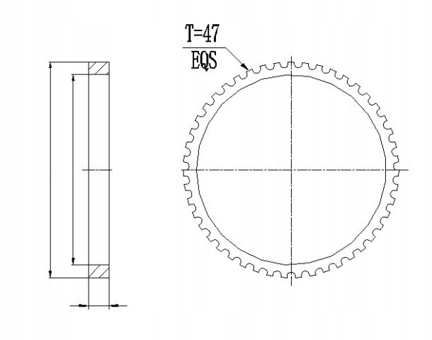 фото №1, Кольцо abs chevrolet daewoo кольцо abs 47t