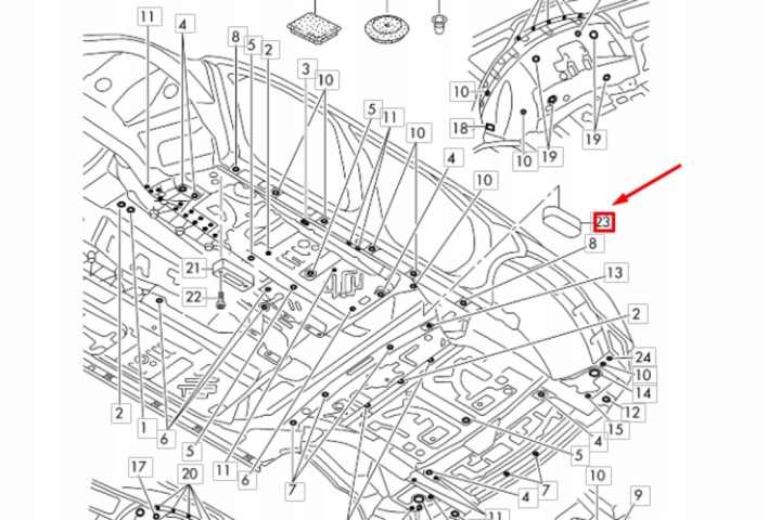 фото №8, Audi q7 4m задні гніздо підйомника нове оригінальні 4m0802847b
