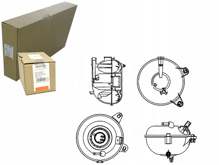 фото №1, Behr-hella бачок жидкости радиатор behr hella