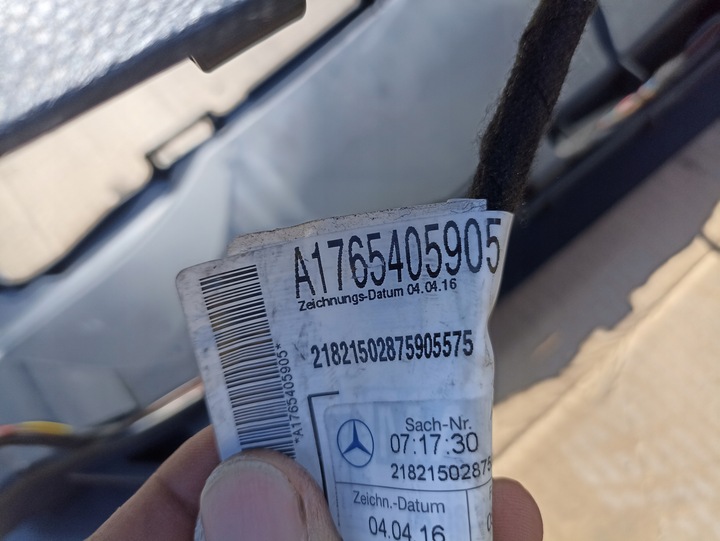 фото №6, Туннель средний подлокотник mercedes w117 cla w176 w156 amg