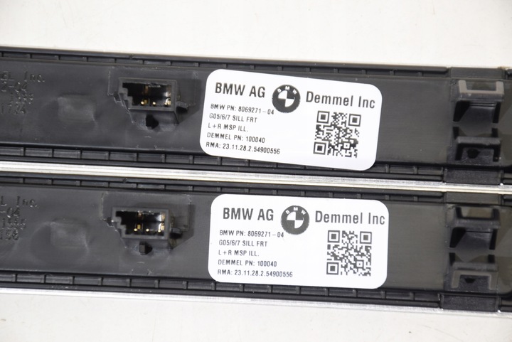 фото №8, Bmw x5 g05 x5m f95 планка накладка порога м-пакет підсвічуваний led комплект