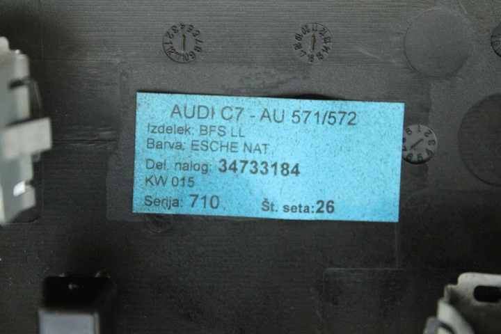 фото №9, Org dekor планка декоративна панелі консолі audi a6 c7 4g1853190j 64km aj3