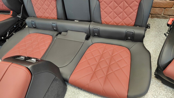 фото №11, Bmw x6 g06 lci обивка сиденья m набор обшивки кожа sensafin tacorarot