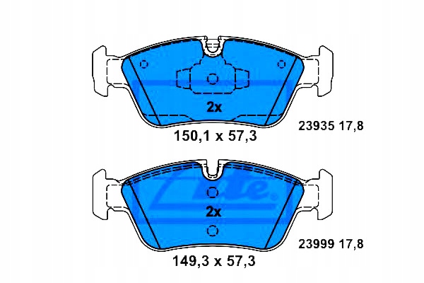 фото №12, Ate тормозные колодки тормозные ate 607215 607215