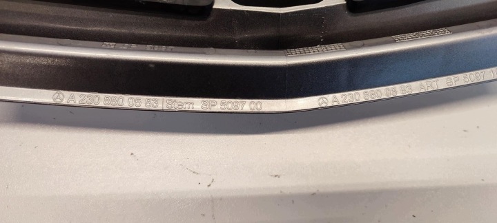фото №10, Mercedes sl r230 решётка решётка zaderzaka перед a2308800583 a2308800683