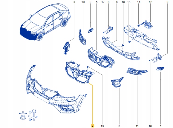 фото №11, Новое усилитель pas верхний renault arkana оригинал 620366966r
