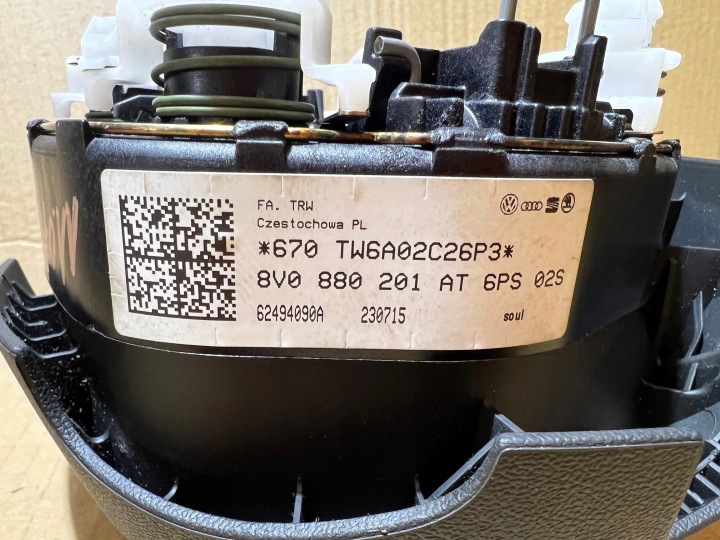 фото №14, Audi a3 8v подушка безопасности подушка водителя руль 4ram 8v0880201at