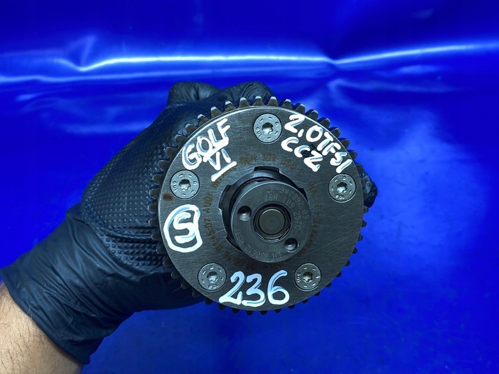фото №12, Вал распределительный вал всасывающий vw golf vi seat skoda audi 2.0 tfsi ccz 06h101e