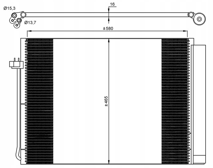 фото №11, Радіаторів кондиціонера з осушувач nrf 35906 64509239992