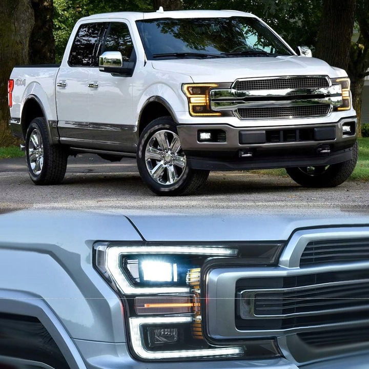 фото №10, Ford f150 f-150 2018-2020 лампа лампи передні led vland комплект ліва+ права