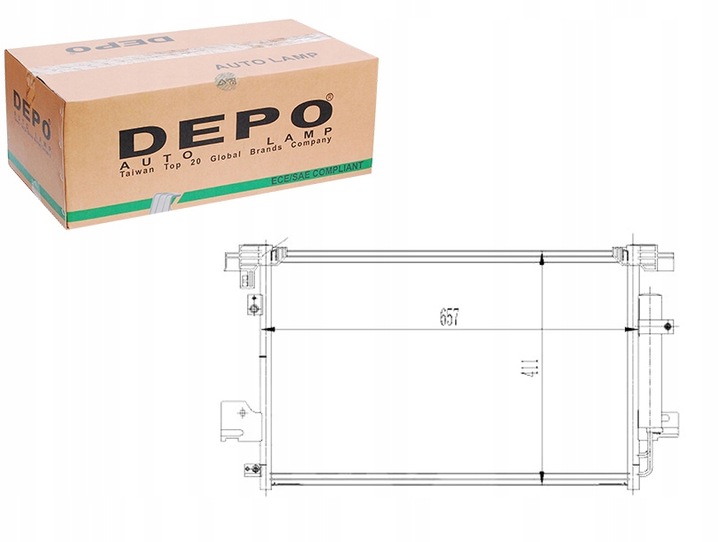 фото №11, Радиаторов кондиционера c-crosser lancer viii 07-