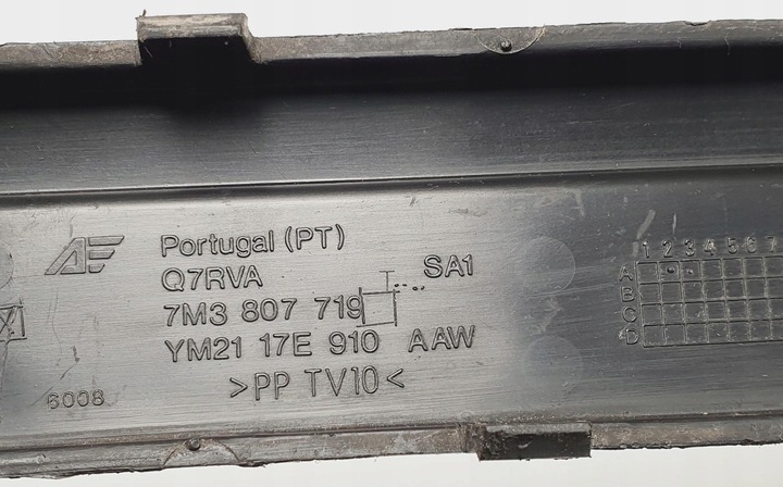 фото №7, Планка бампера перед vw sharan i seat alhambra