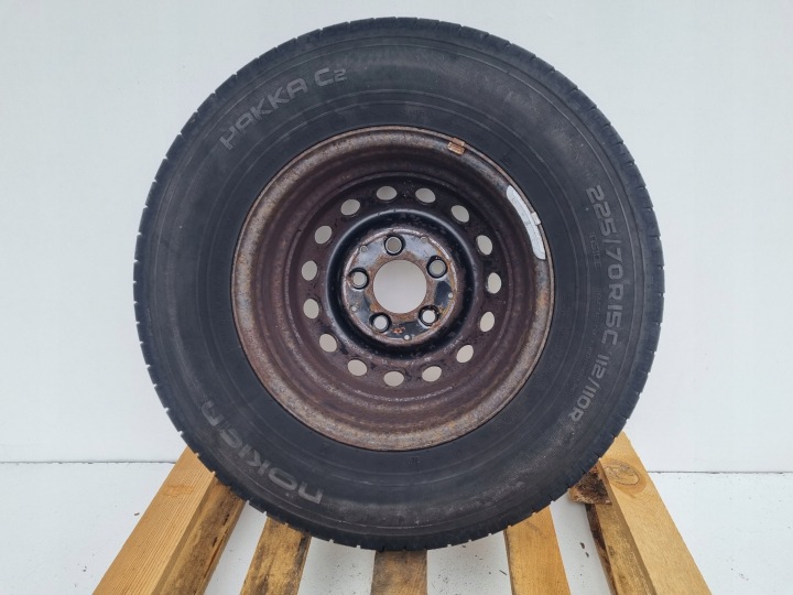 фото №13, Vw lt koło запасне запаска диск 225/70 r15c 5x130 2d0601027e