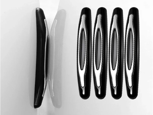 фото №1, 4x планки накладки защитные odbojniki дверь зеркало краю автомобиля