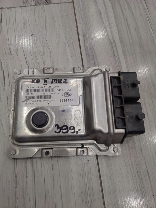 фото №1, Компьютер блок управления ford ka ii mk2 1.2 51981640