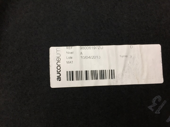 фото №3, C-elysee обивка боковина багажника левый