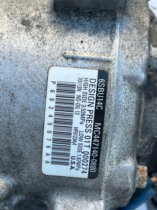 фото №3, Jeep compass ii компрессор кондиционера 1.6 2.0 68245076aa