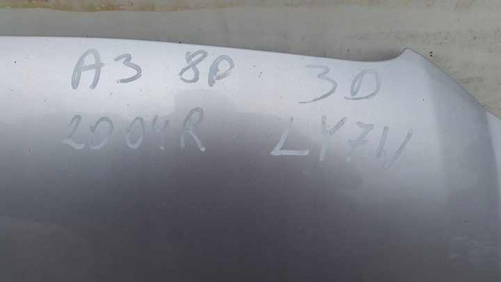 фото №6, Капот передня audi a3 8p ly7w 2004r