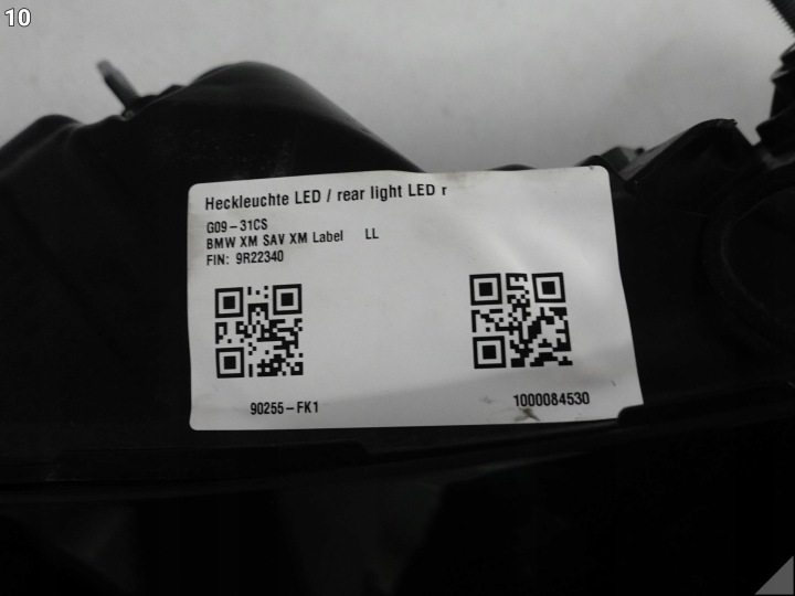 фото №11, Bmw xm g09 22- фара led w крыло зад правая демонтаж европа