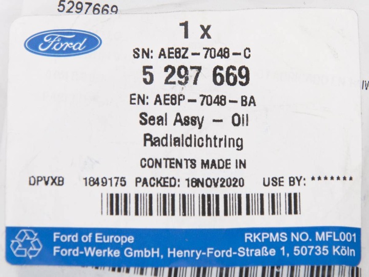 фото №10, Ущільнювач коробки коробка передач автомат gft dps6 ford oem номер