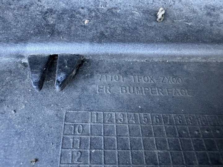 фото №11, Бампер передний honda jazz iii рестайлинг 11-15r. 71101-tf0x-zx00