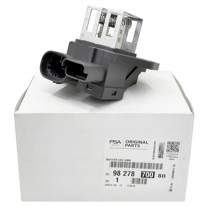 фото №1, Оригинальный номер резистор вентилятора peugeot citroen 9827870080