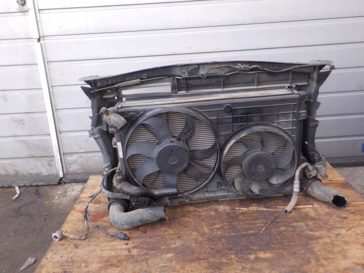 фото №3, Pas переднє радіаторів вентилятори skoda octavia ii 1.9 tdi 1z0010409t