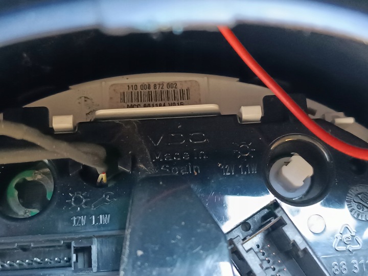 фото №13, Smart fortwo 450 спидометр приборы европа 001184v015