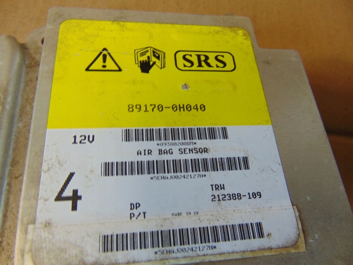 фото №7, Заглушка подушки ремни подушка безопасности подушка пассажира citroen c1 i 2005r- европа