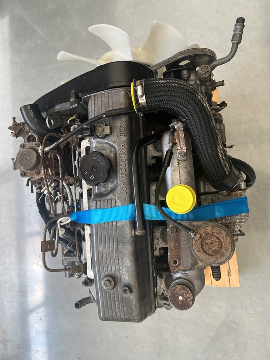 фото №10, Двигатель комплектный 2.5 td mitsubishi pajero l200 4d56