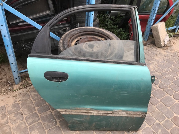 фото №2, Двері праві зад daewoo lanos 5d 43u зелений