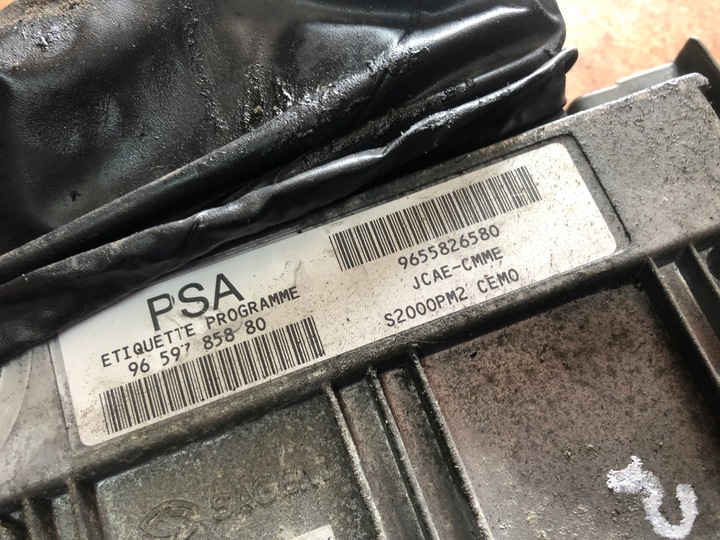 фото №6, Picasso 05' комп'ютер блок керування 9655826580