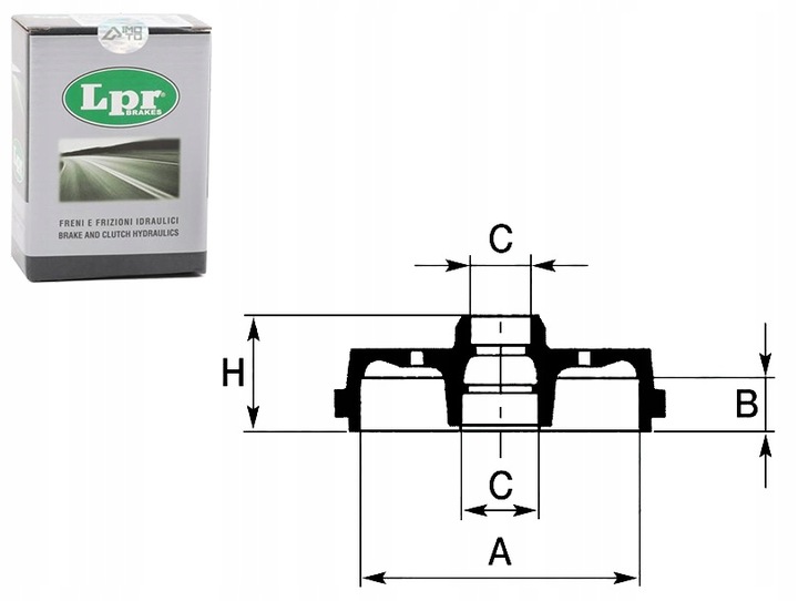 фото №1, Lpr комплект bębnów гальмівних 893501615 240220001