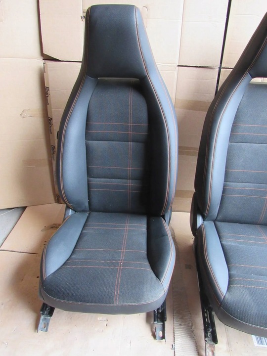 фото №9, Mercedes a w176 176 amg оббивка сидіння сидіння передні диван напівшкіра