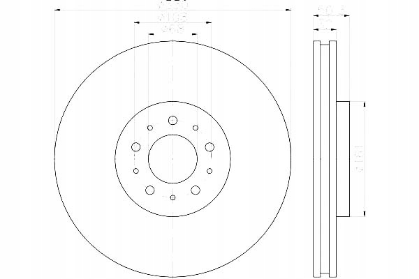 фото №2, Диски гальмівні hella pagid 30645222 8672112 dsk2
