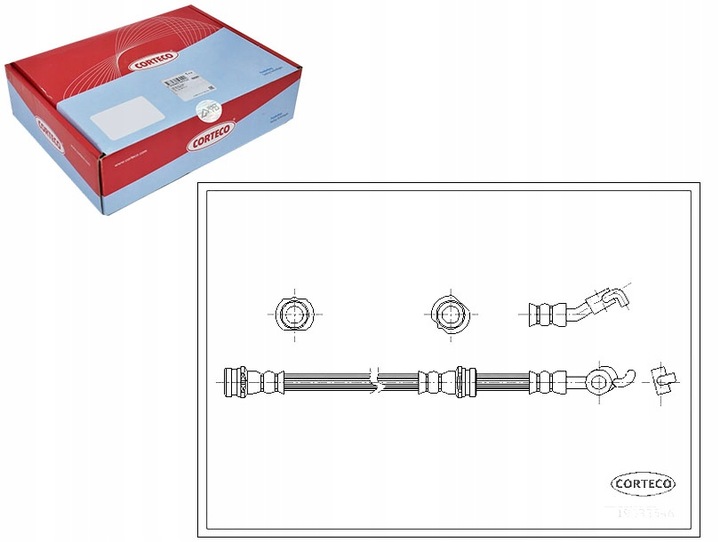 фото №1, Шланг гальмівний cor19033546 corteco