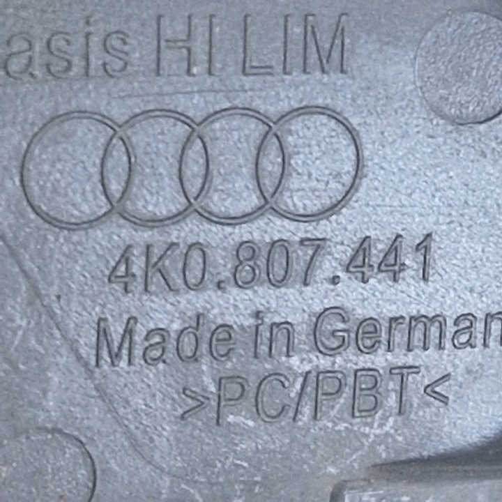 фото №6, Audi a6 c8 заглушка фаркоп бампера зад 4k0807441