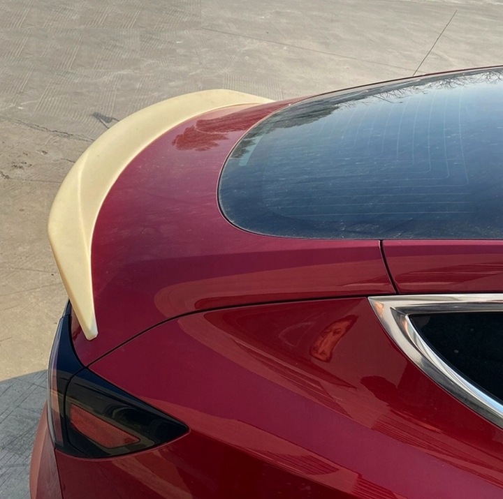 фото №8, Tesla 3 спойлер спойлер na крышка багажника чёрный блеск atom