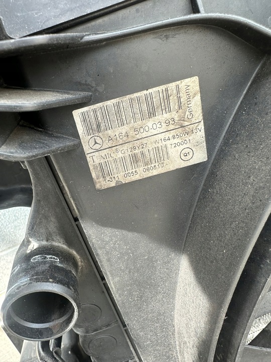 фото №13, Pas переднє, підсилювач перед, радіатор, комплект mercedes ml w164 6.3 amg