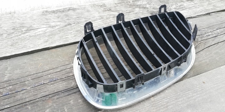 фото №9, Bmw 5 e60 e61 решётка радиатора правая решётка радиатора решётка