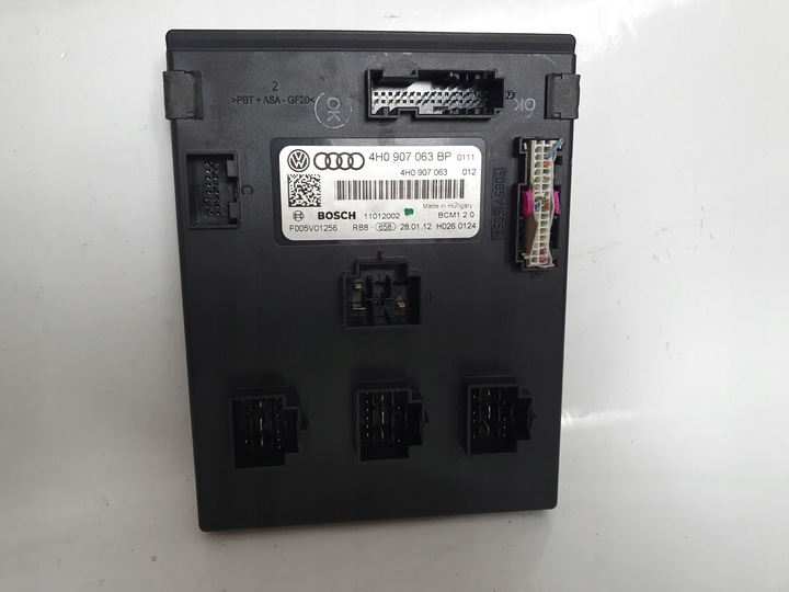 фото №1, Audi a8 d4 модуль комфорта bcm бортовой сетью 4h0907063bp 4h0907063 легальный оригинальный номер