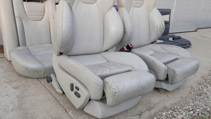 фото №10, Сидіння recaro шкіряні w pełnej elektryce шкіра bose+ ролетки зад audi a6 c5