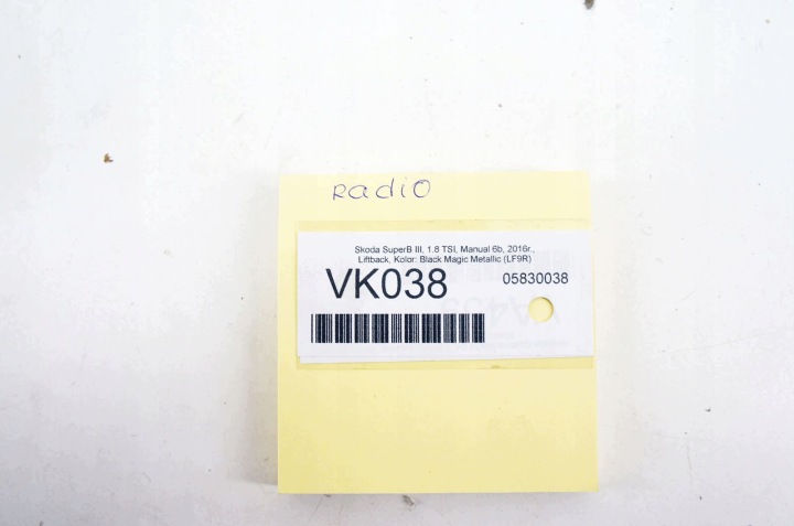 фото №11, Vk038 skoda superb iii магнитола экран wyświertlacz магнитола 3v0035871b ar